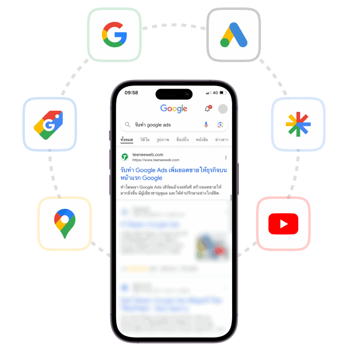 รับทำ Google Ads การันตีติดหน้าแรก รับทำ Google Ads
การันตีติดหน้าแรก