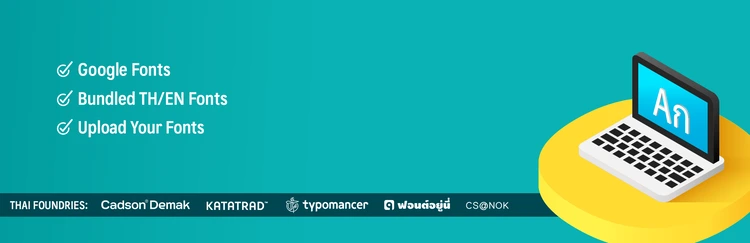 ปลั๊กอิน Seed fonts ปลั๊กอิน Seed fonts