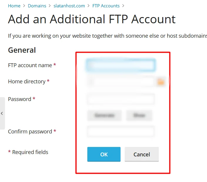 วิธีติดตั้ง WordPress ผ่าน FTP ขั้นตอนที่ 1
